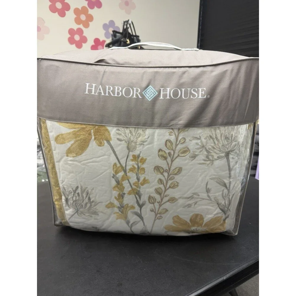 5 Pieces FULL/QUEEN Harbor House Meadow 5 Piece Cotton Comforter Set